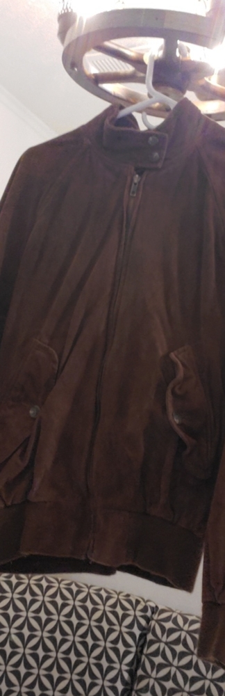 Vtg polo suede bomber jacket